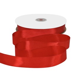 Gliberli Red Satin Ribbon 7/8 inch X 100 Yards Fabric Large Ribbons for Gift Wrapping Bows Bouquet Sewing Craft Home Decor Hair Floral