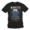 Wanted Monster Men`s T-Shirt - Cookie Black L