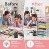 Set of 12 Pastel Turn in Trays for Teachers Stackable