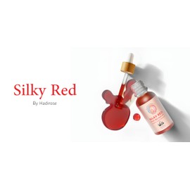 Silky Red by Hadirose | 100% Pure Red Saad Oil (Egyptian Cyperus Rotundus) Concentrated | Organic All Natural Hair Removal | Prevent Ingrown Hair | Original Scent | Made in the USA.