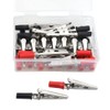WMYCONGCONG 22 PCS Metal Alligator Clips Electrical Test Clamps with
