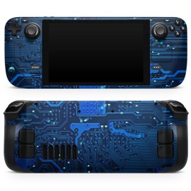 DesignSkinz - Compatible with Steam Deck - PC Skin Decal Protective Scratch Resistant Vinyl Wrap Gaming Cover - Electric Circuit Board