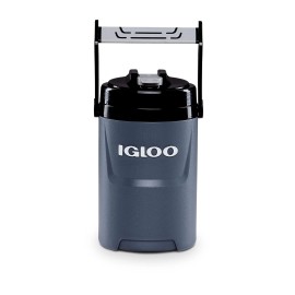 Igloo 1.2 Gallon Charcoal Cooler Fully Insulated Beverage Cooler Portable Drinks