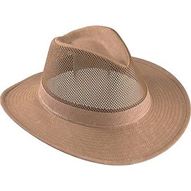 Henschel Hiker Mesh Breezer Hat - Crushable Men's Sun Protection Hat - Breathable Hat with Mesh Sides - Hat for Summer Or Any Outdoor Activities - UPF50+ (Earth, Large)