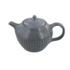 ic-029-02 Tableware East Pot Shogi Stripe 400cc Gray