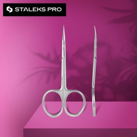 Cuticle Nail Scissors STALEKS PRO Expert 20 Type 2 Professional Cuticle Scissors Europe Stalex, 1 pc / 큐티클 네일 가위 STALEKS PRO Expert 20 Type 2 Professional Cuticle Scissors 유럽 스탈렉스, 1개