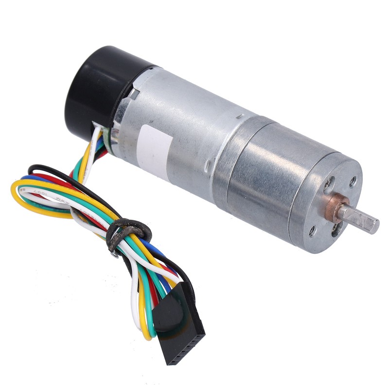 DC Geared Motor with Encoder Speed Measuring Signal Feedback Smart