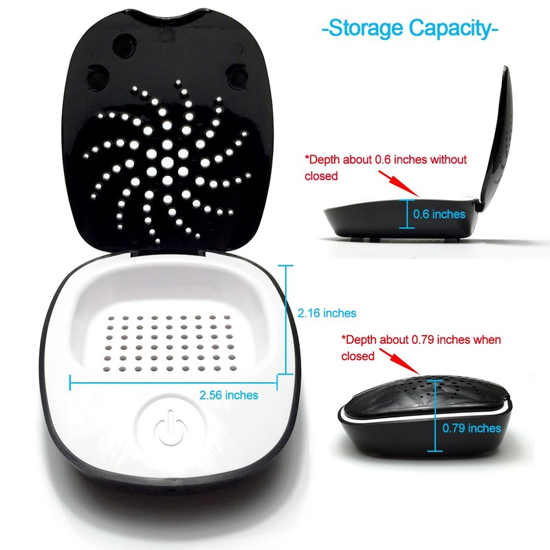 Portable USB Electric Dehumidifier Hearing Aid Dryer,Temperature Range 104-122 Degree,Energy-efficient