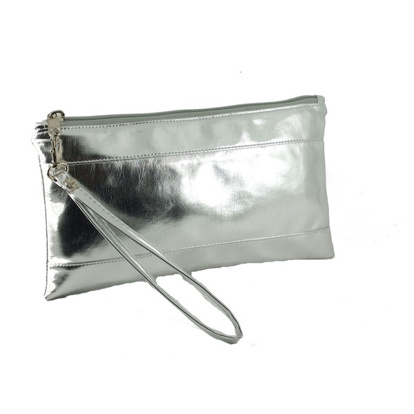 Adorable Patent Clutch Purse Organiser Bag with Detachable Wrist Strap