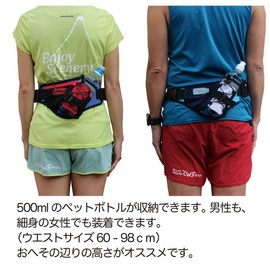 YURENIKUI Pro PRO Running Bottle Pouch, denim charcoal