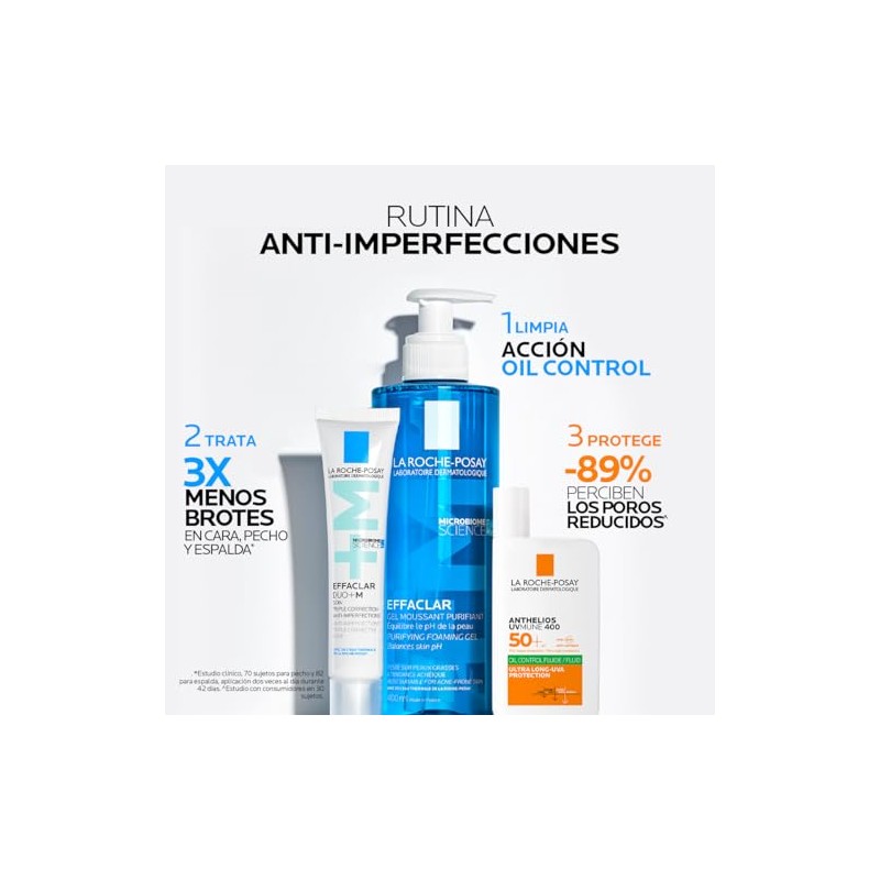 La Roche-Posay Kit Effaclar Duo+M + Anthelios UVMUNE 400 Oil