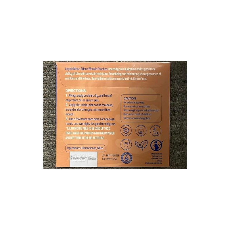 Silicone Wrinkle Patches for Forehead, Under Eye & Face: Reusable