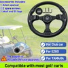 WUKO HUNT Golf Cart Steering Wheel (2024 Upgrade) Universal Design