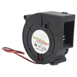 Turbo Blower Cooling Fan Exhaust Centrifugal Fan 4800RPM 42.8CFM 62.4mmh2o DC 12V 2.4A for Routers Printers Computers
