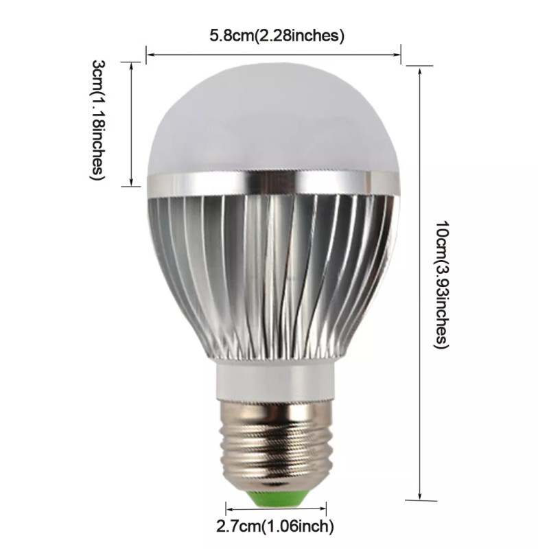 Klgeivb 940nM IR Illuminator Invisible E26 Light Bulb Lamp 15W