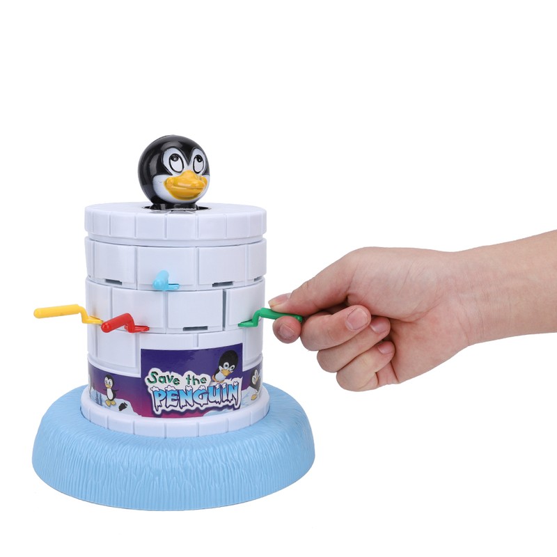 Plastic Kids Interaction Educational Table Game Toys Interesting Penguin Rescue