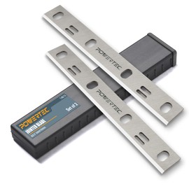 POWERTEC 6 Inch Jointer Blades for WEN 6559, JT6561, 6560T, 6560 Jointer, Replacement for 6560-083 Jointer Knives, Set of 2 (148150)