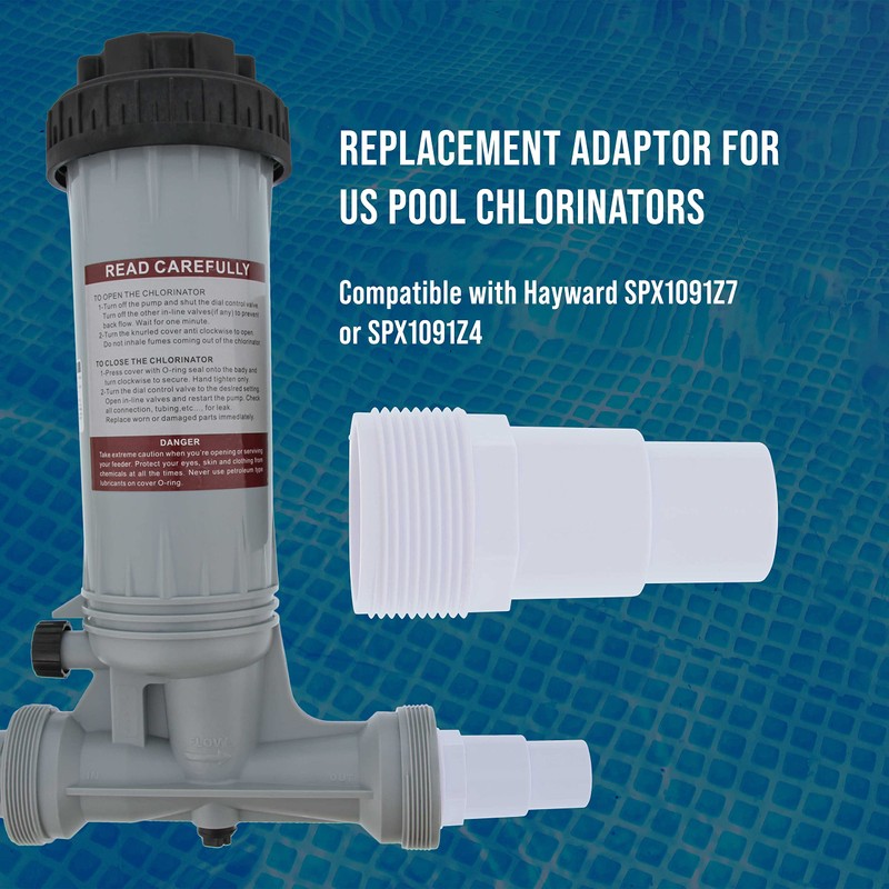U.S. Pool Supply Replacement Universal Combo Hose Adapter, 1-1/4" or