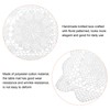 QUARKZMAN 17 x 11 Inch Handmade Crochet Doilies, Polyester Cotton