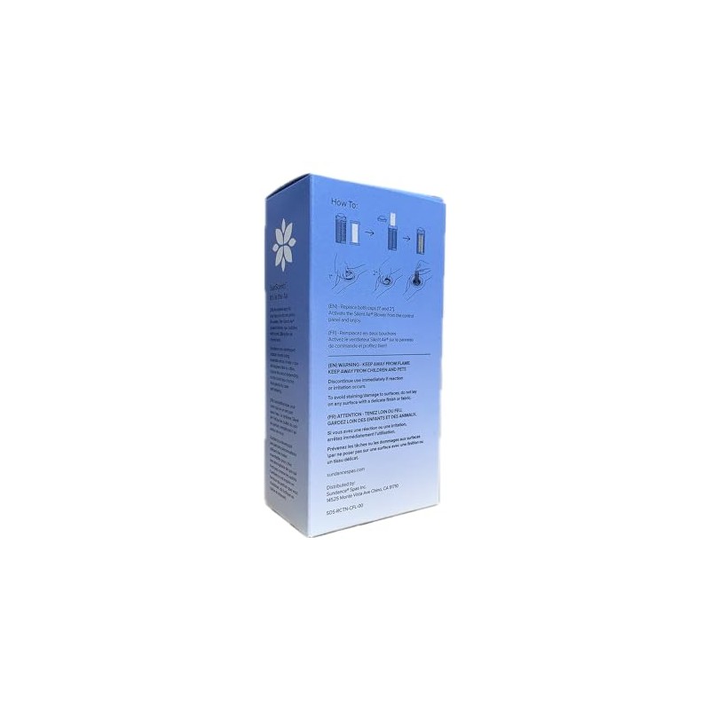 Sundance Spas SunScents™ - Rejuvenate, Coastal Wildflowers (3-5g Pads), Clear