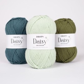 DROPS Daisy 14 Mix Brown - DK Yarn Made of 100% Merino Wool - 110 m/50 g - Needle Size 4.00 mm - Tension 21 x 28 on 10 cm