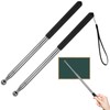 Pack of 2 Extendable Telescopic Pointing Sticks, 100 cm Telescopic