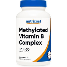 Nutricost Methylated Vitamin B Complex 120 Capsules - (60 Servings) Gluten-Free