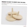 Outanaya 20pcs Wooden Golf Ball Markers Custom Golf Tee Markers
