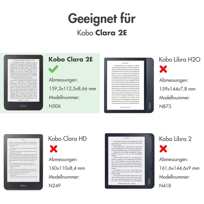 iMoshion Slim Hard Case with Sleep Cover for Kobo Clara