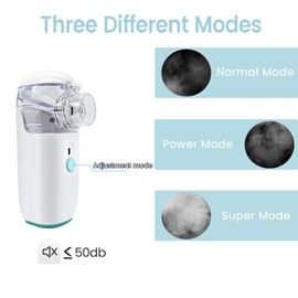 SQUARECIRCLE USB Dog Nebulizer for Pets, Nebulizer Mask for Cats and Dogs, Portable Handheld Design, 2 Different Size Masks Fit for Most Animals