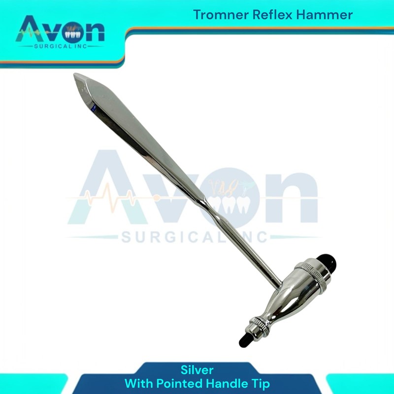 Tromner Reflex Hammer with Sharp Handle Tip + Dejerine Reflex