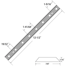 DW734 Planer Blades Knives for DeWalt DW734 7342 Thickness Planers with 12.5 inch HSS Replacement Heat Treated Double edge 2 Set (6 pcs)