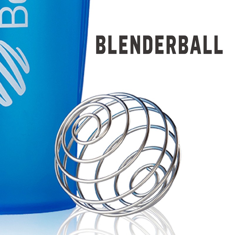 BlenderBottle Classic Loop Top Shaker Bottle, 20-Ounce, Clear/Black