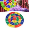 Dart Board for Kids LED Lighting Foldable Flannel Dart Board