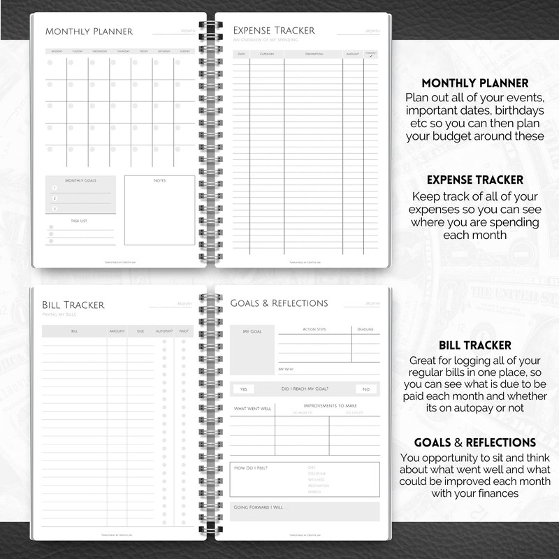 Budget Planner & Monthly Bill Organizer | Finance Budget Planner,