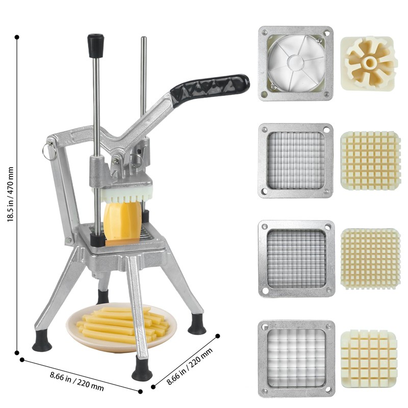 Commercial Vegetable Chopper, Heavy Duty Professional Fruit Dicer with 1/4"