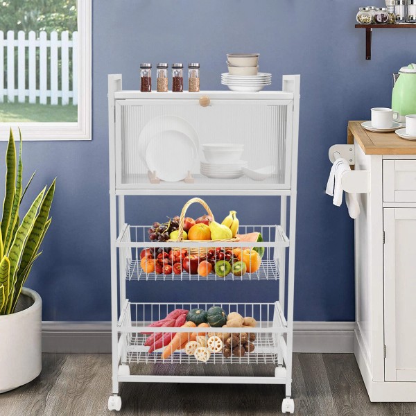 Unbranded 4-Tier Microwave Rack Kitchen Organizer Shelf Bread Rack Coffee