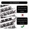 Lash Clusters 144 Pcs Individual Lashes Clusters Eyelash Extensions False