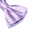 Branduce Lavender Bow Tie for Men Pre-tied Adjustable Silk Blend