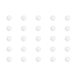 HARFINGTON 60pcs Zirconia Ceramic Balls 1.5mm Diameter G10 ZrO2 Ball for Bearings, White
