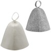 Samcos Sauna Hat, Set of 2 Colors, Sauna Hat, Sauna