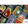 Joy Filled Storage - 2 Clear Stackable Containers 2 lids