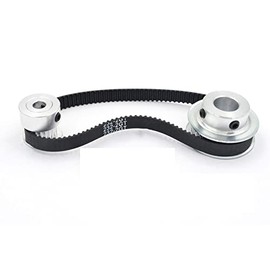 Zyaobei-Timing Pulley 2M/2GT 20Teeth 40Teeth Synchronous Timing Pulley Belt Bore5-12mm 1:2 20T:40T Speed Ratio for 232-2GT Belt Width 6/9mm Kit, Used widely