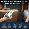 Mutak Gun Safe for Handgun, Slider Biometric Pistol Safe, 4