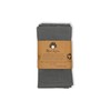 mon bijou® - 6 Pleasantly Soft Fabric Napkins Dark Grey