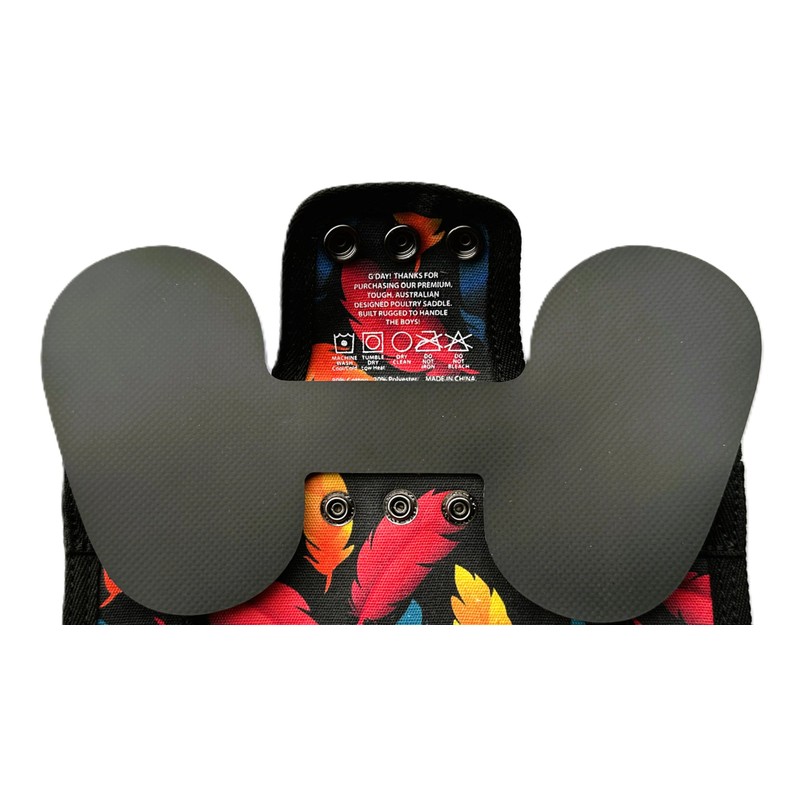 DOWN UNDER OUTDOORS 4 Pack Medium-Large Chicken Saddles with Adjustable
