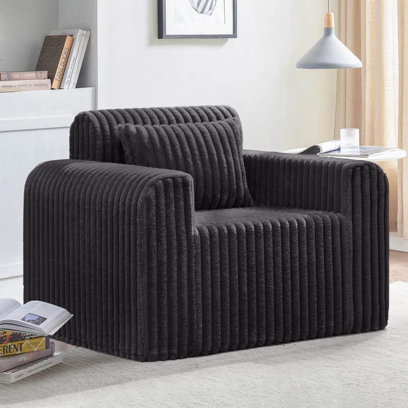 Hobestluk Couch Sofa 2-Seater Foam Sofa Loveseat for Small Spaces