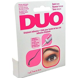 Duo Water Proof Eyelash Adhesive, Dark Tone 1/4 oz (Pack of 12)