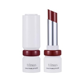 tilnus Sunlight Pearl Lip Glow 12 Crimson Lei Vintage Red Brown 3.3g / Lip Tint Pearl Lip Serum