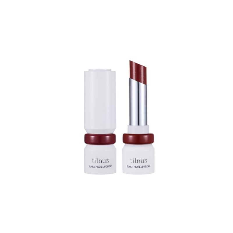 tilnus Sunlight Pearl Lip Glow 12 Crimson Lei Vintage Red